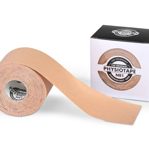 Фиксатор мышечный "PhysioTape No.1" 5cm X 5m (Бежевый)