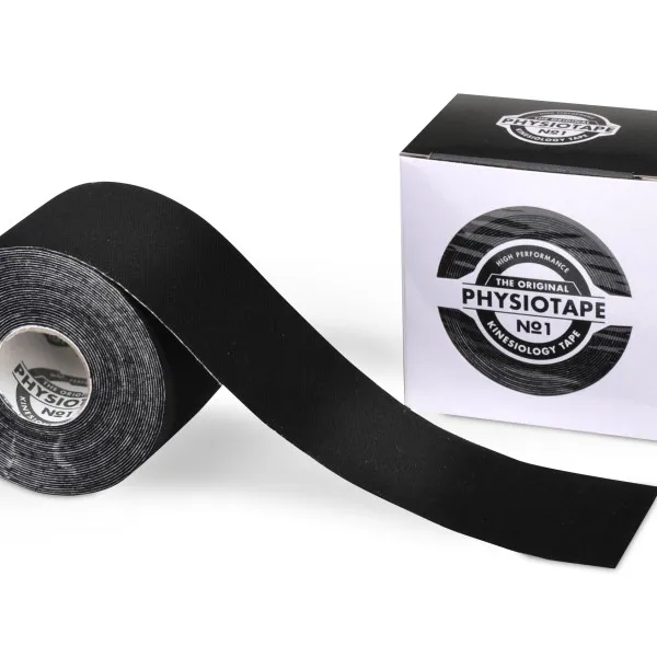 Фиксатор мышечный "PhysioTape No.1" 5cm X 5m (Черный)