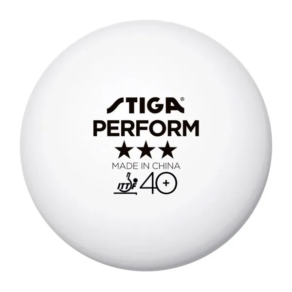 Мяч для наст. тенниса Stiga Perform 3***, 40+, 1113-2110-06, пластик, ITTF Appr., уп.6 шт, бел за 2&nbsp;121.60 ₽ в Красноярске