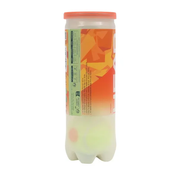 Мяч теннисный детский HEAD Stage 2 Orange, 578423,уп.3 шт, фетр,нат.резина,желто-оранжевый за 836.40 ₽ в Красноярске
