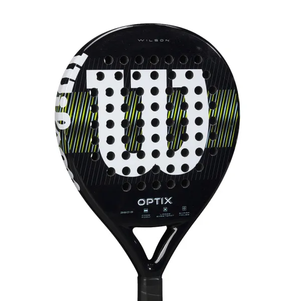 Ракетка для падела WILSON Optix V1 Black, WR181611U2, для начин-х, стекловолокно, черный за 17&nbsp;399.50 ₽ в Красноярске