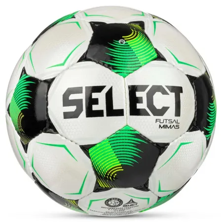 Мяч футзал. SELECT Futsal Mimas V26, 1053471006, р.4,FIFA Basic, 32п, ПУ, руч.сш, бело-зелено-черн. за 6&nbsp;494 ₽ купить в Красноярске