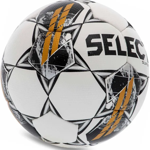 Мяч футб. SELECT Super V23, 3625560001,р.5, FIFA PRO, 32пан, ПУ-микрофибра,руч.сш, бело-черн-золотой за 10&nbsp;516.20 ₽ в Красноярске