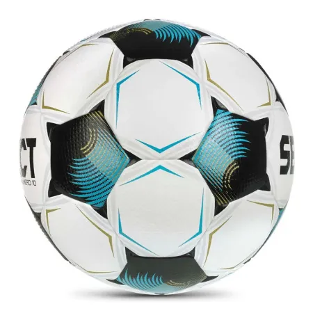 Мяч футб. SELECT Numero 10 V26, 0575071002, р.5, FIFA Basic, 32п, ПУ, гибр.сш, бело-черно-бирюзовый за 8&nbsp;404.80 ₽ купить в Красноярске