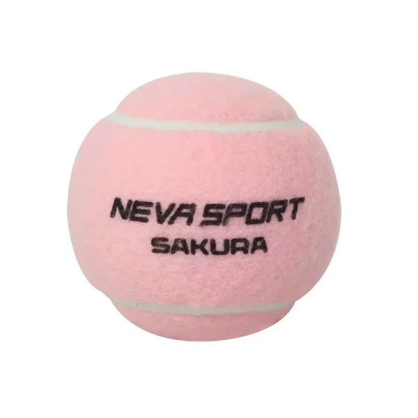 Мяч для падела NS Sakura, UAA2, уп.3 шт, сукно, нат.резина, розовый за 824.50 ₽ в Красноярске