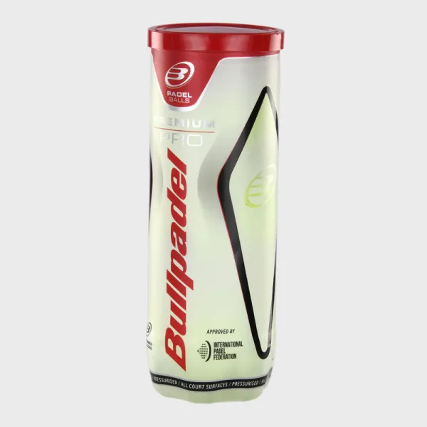 Мяч для падела BULLPADEL Premium PRO, 471959, уп.3 шт, FIP Approved, войлок, нат.резина,желтый за 1&nbsp;094.80 ₽ в Красноярске