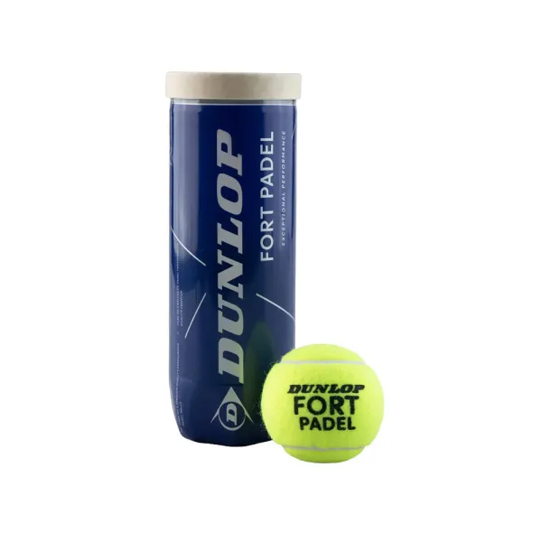 Мяч для падела Dunlop Fort Padel, 601555, уп.3 шт, FIP, сукно, нат.резина,желтый за 1&nbsp;135.60 ₽ в Красноярске