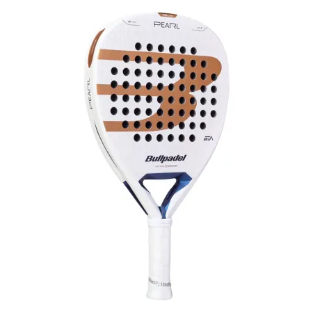 Ракетка для падела BULLPADEL Pearl 27, 497249, для проф-в, стекловолокно,карбон, бело-золотистый за 44&nbsp;319 ₽ купить в Красноярске
