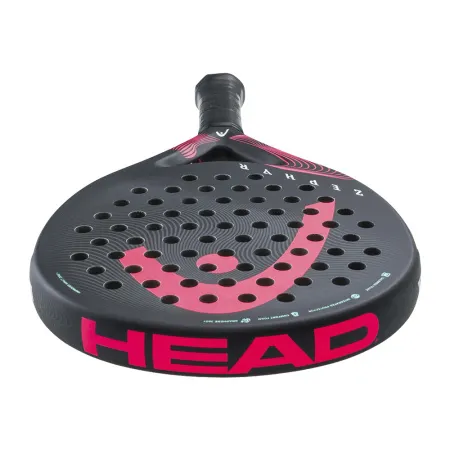 Ракетка для падела HEAD Zephyr 2023, 225033, для игроков средн.уровня, стекловолокно, черно-розовый за 15&nbsp;130 ₽ купить в Красноярске