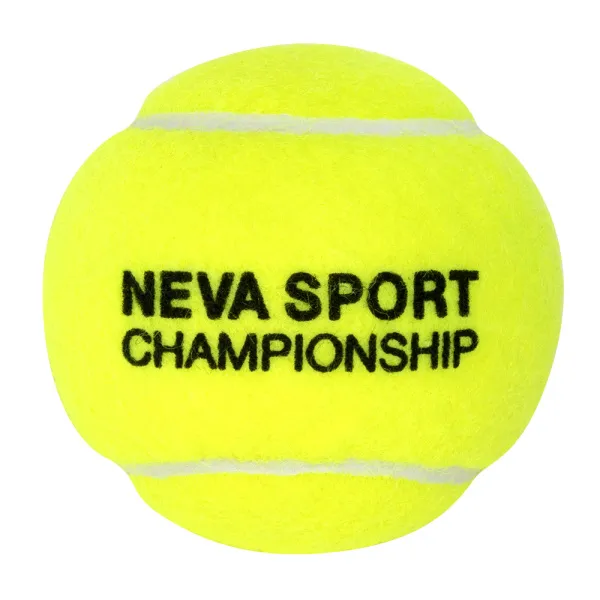 Мяч теннисный NS Championship 3B, 124001, уп.3шт, сукно, нат.резина, желтый за 646 ₽ в Красноярске