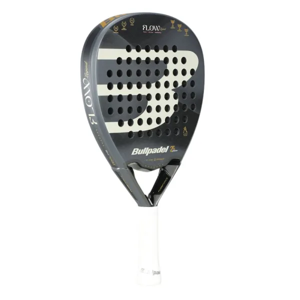 Ракетка для падела BULLPADEL Flow Legend, 494405, для профессионалов, стекловолокно,черно-белый за 31&nbsp;307.20 ₽ в Красноярске