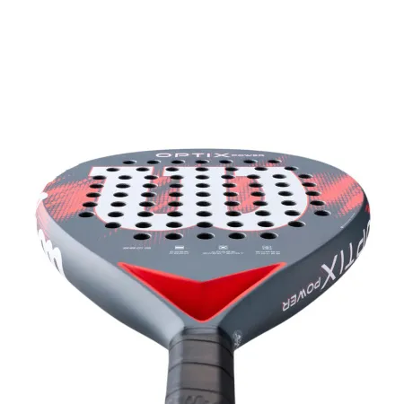 Ракетка для падела WILSON Optix V2 Power FRM RD, WR190811U2,для начин-х, стекловолокно,черно-красный за 21&nbsp;119.10 ₽ купить в Красноярске