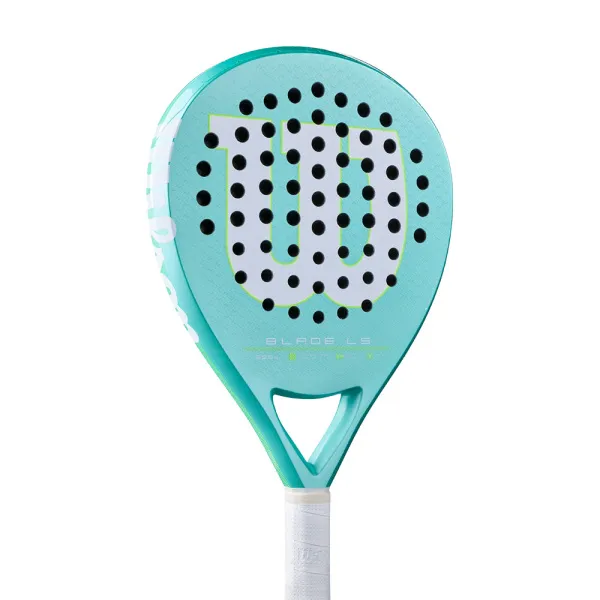 Ракетка для падела WILSON Blade LS V4, WR203711U2,для игроков средн.уровня, стекловолокно, бирюзовый за 30&nbsp;258.30 ₽ в Красноярске