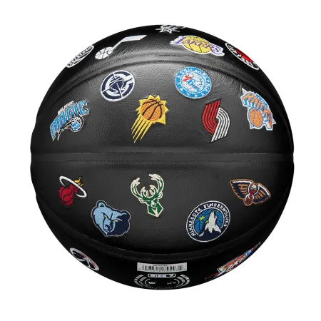 Мяч баск. WILSON NBA All Team Premiere Ball, WZ4028601XB р.7, PU, бутил. камера, черный 4