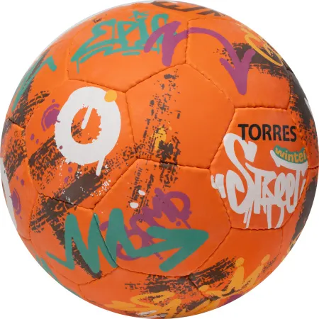 Мяч футб. TORRES Winter Street, F023285, р.5, 32 пан, рез, 4 подкл. слоя, руч. сшив,оранж-мультик. за 2&nbsp;713.20 ₽ купить в Красноярске