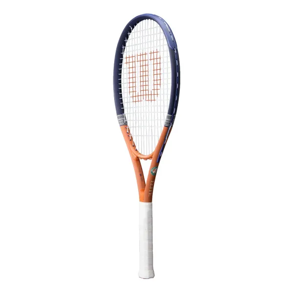 Ракетка б/т Wilson Roland Garros Elite Gr3, WR193210U3, алюм, со струнами, оранжево-бежевый за 8&nbsp;146.40 ₽ в Красноярске