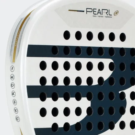 Ракетка для падела BULLPADEL Pearl 26, 493804, для профессионалов, карбон, бело-серый за 35&nbsp;929.50 ₽ купить в Красноярске