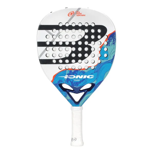 Ракетка для падела BULLPADEL Ionic Power 26, 494411, для продв. игроков, стекловолокно, сине-белый за 28&nbsp;944.20 ₽ в Красноярске