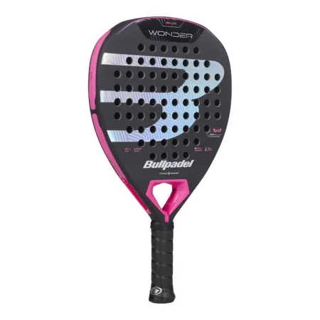Ракетка для падела BULLPADEL Wonder 27, 497250, для продв.игроков, стекловолокно, карбон, черно-роз за 42&nbsp;969.20 ₽ купить в Красноярске