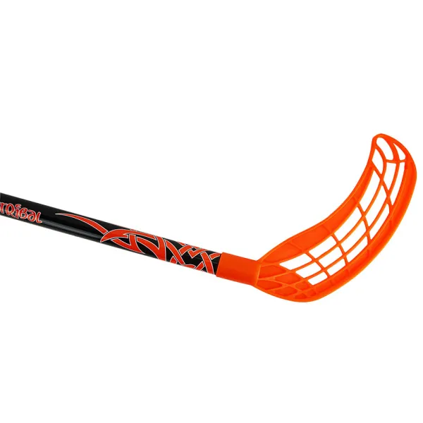 Клюшка для флорбола RealStick Tribal Jr, MR-KF-TR85-OR, 85см, прямой крюк, пластик, черн-оранж за 2&nbsp;237.20 ₽ в Красноярске