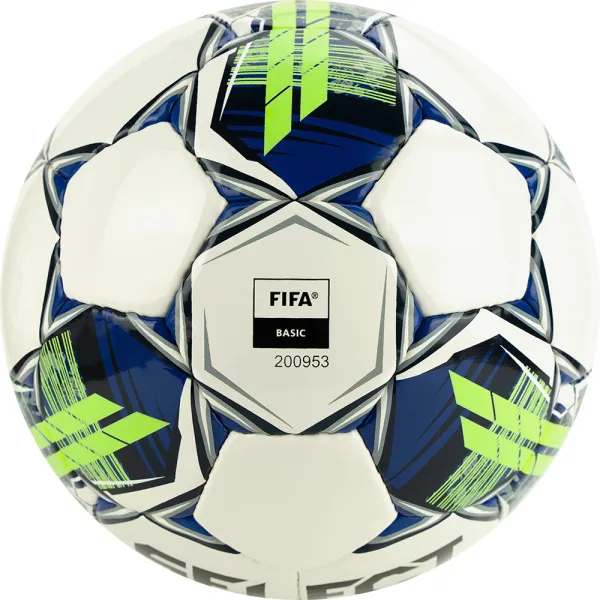 Мяч футзал. SELECT Futsal Master Shiny V22, 1043460004, р.4, Basic,32п, гл.ПУ, руч.сш,бел-син-зел за 7&nbsp;539.50 ₽ в Красноярске