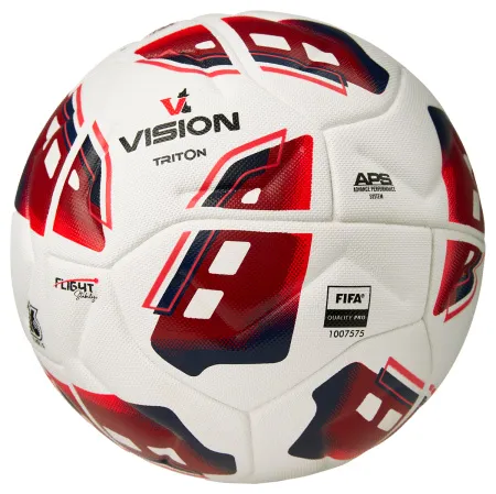 Мяч футб. VISION TRITON, FV425075, р.5,FIFA Quality Pro,MF, 16 пан, термосш.,бел-красный за 8&nbsp;007 ₽ купить в Красноярске