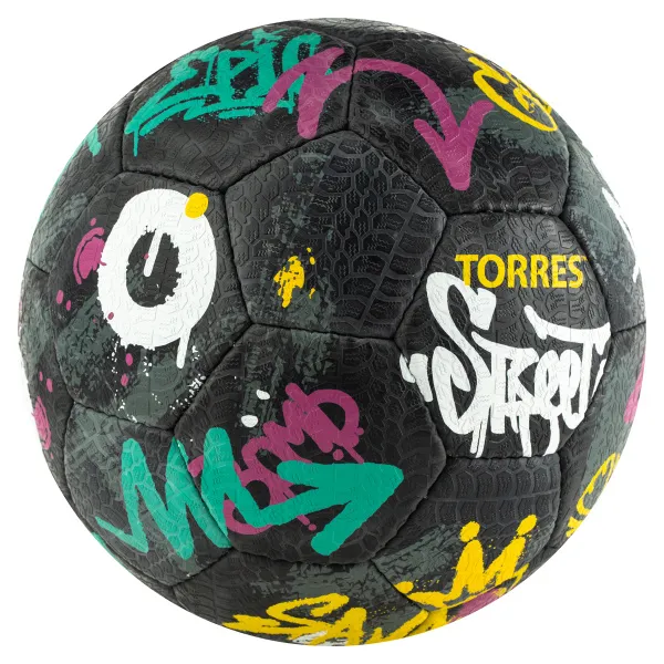 Мяч футб. TORRES Street, F023225, р.5, 32 пан.. рез., 4 подкл. слоя, руч. сшив., черно-мультиколор за 2&nbsp;713.20 ₽ в Красноярске