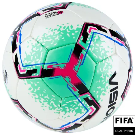 Мяч футзал. VISION SALA+, FIFA Quality Pro, FS324084 р.4, 32 п. PU, 4 подкл.сл, руч.сшив.,бело-зелен за 4&nbsp;943.60 ₽ купить в Красноярске