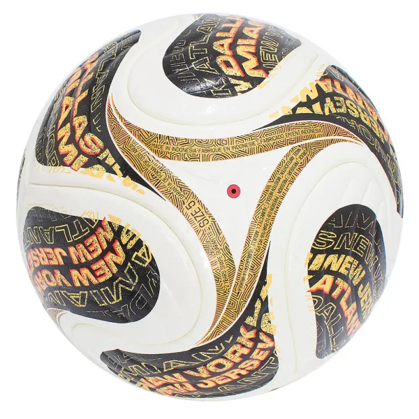 Мяч футб. ADIDAS WC26 Trionda Final PRO, JY8928, р.5, FIFA PRO, 4пан, ПУ, термосш, бел-черн-золотист за 22&nbsp;455.30 ₽ в Красноярске