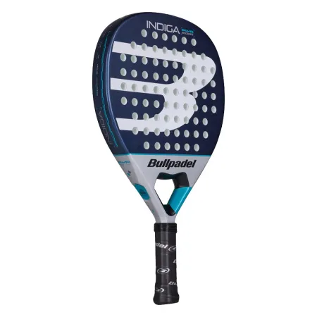 Ракетка для падела BULLPADEL Indiga Power 26, 494416, для начинающих, стекловолокно, темносине-серый за 14&nbsp;672.70 ₽ купить в Красноярске