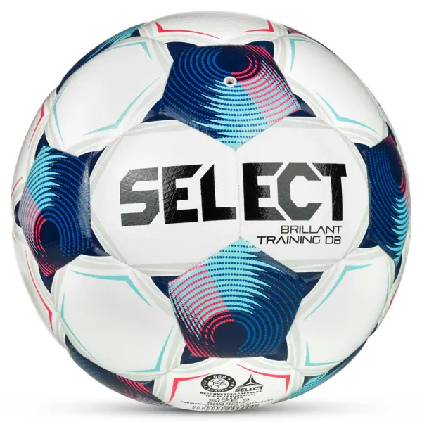 Мяч футб. SELECT Brillant Training DB V25, 0864171002, р.4, 32п, ТПУ, гибр.сш, бело-синий за 4&nbsp;936.80 ₽ в Красноярске