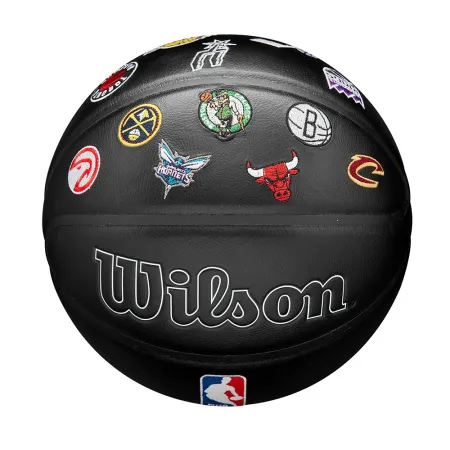 Мяч баск. WILSON NBA All Team Premiere Ball, WZ4028601XB р.7, PU, бутил. камера, черный 3