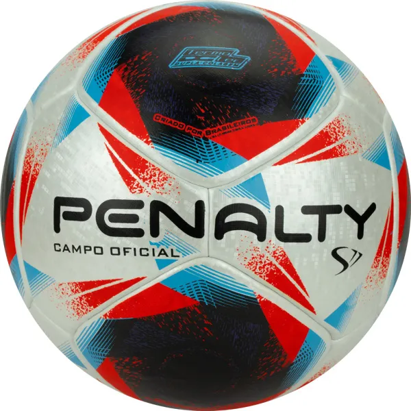 СЦ*Мяч футб. PENALTY BOLA CAMPO S11 R1 XXIII, 5416341610-U,р.5, PU, термосшивка, серебр-красно-синий за 4&nbsp;250 ₽ в Красноярске