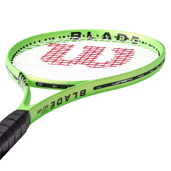 Ракетка б/т Wilson Blade Feel 105, арт.WR197710U3, для любителей, графит, со струнами, зеленый за 13&nbsp;849.90 ₽ в Красноярске