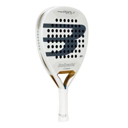 Ракетка для падела BULLPADEL Pearl 26, 493804, для профессионалов, карбон, бело-серый за 35&nbsp;929.50 ₽ купить в Красноярске