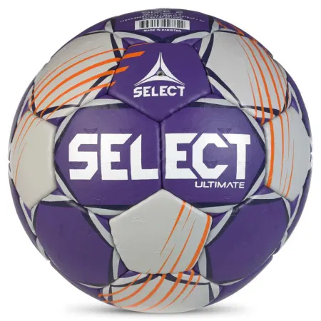 Мяч ганд. SELECT Ultimate Official EHF V24, 1612858999, Senior(р.3), EHF Appr, ПУ, руч.сш, фиол-сер за 15&nbsp;504 ₽ купить в Красноярске