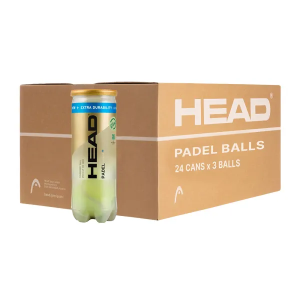 Мяч для падела HEAD Padel Pro S+, 540303, уп.3 шт, FIP Approved, войлок,нат.резина,желтый за 933.30 ₽ в Красноярске