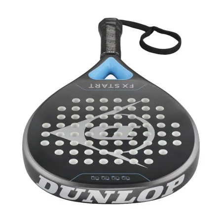 Ракетка для падела Dunlop FX Start, 10370737, для начинающих, гибрид, графит, черно-синий за 13&nbsp;175 ₽ купить в Красноярске