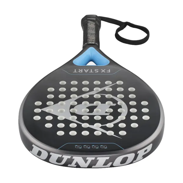 Ракетка для падела Dunlop FX Start, 10370737, для начинающих, гибрид, графит, черно-синий за 13&nbsp;175 ₽ в Красноярске