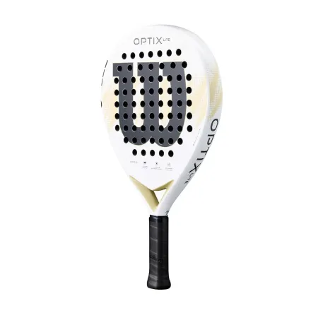 Ракетка для падела WILSON Optix V2 Lite WH, WR190711U2, для начин-х, стекловолокно,бело-черн-беж