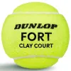 Мяч теннисный Dunlop Fort Clay Court 4B, 601613, уп.4 шт,одобр.ITF и FFT,сукно,нат.резина,желтый за 1&nbsp;812.20 ₽ купить в Красноярске
