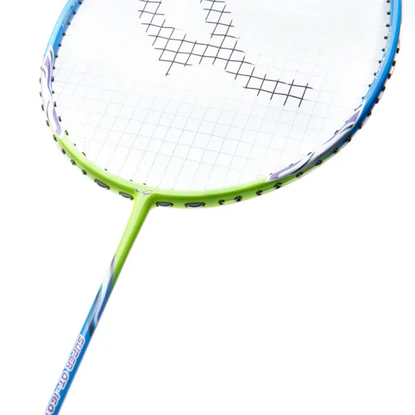 Ракетка для бадм. DOUBLE FISH JINQUE QT-1601, для продвинутых,карбон со струнами,литая,голубой за 3&nbsp;015.80 ₽ в Красноярске