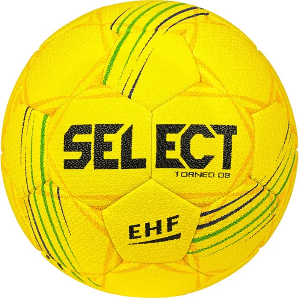 Мяч ганд. SELECT Torneo DB, 1690850555, р.1, EHF Appr, ПУ, гибрид.сш, желтый