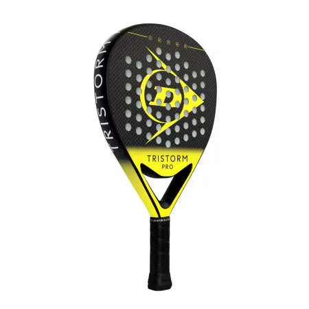 Ракетка для падела Dunlop Tristorm Pro, 10359946, для родв.игроков, стекловолокно, графит, черн-желт за 19&nbsp;643.50 ₽ купить в Красноярске
