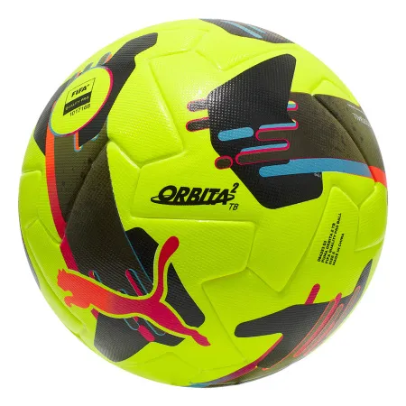 Мяч футб. PUMA Orbita 2 TB, 08432303, р.5, FIFA Quality Pro, 12 пан., ТПУ, термосшивка, желто-черный за 7&nbsp;260.70 ₽ купить в Красноярске