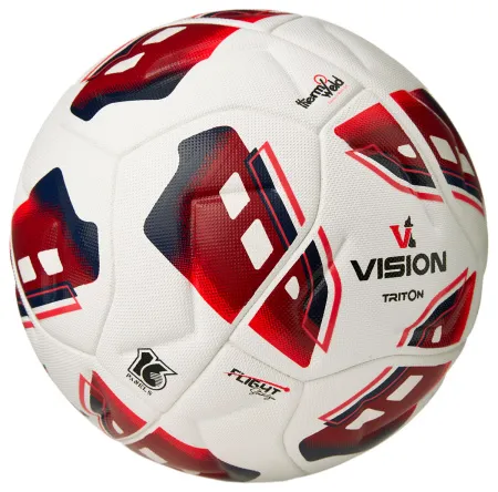 Мяч футб. VISION TRITON, FV425075, р.5,FIFA Quality Pro,MF, 16 пан, термосш.,бел-красный за 8&nbsp;007 ₽ купить в Красноярске