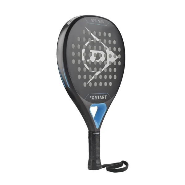 Ракетка для падела Dunlop FX Start, 10370737, для начинающих, гибрид, графит, черно-синий за 13&nbsp;175 ₽ в Красноярске