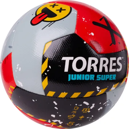 Мяч футб. TORRES Junior-5 Super, F323305, р.5, ПУ,4сл,12 п,гибрид.сш,крас-чёрн-сер за 2&nbsp;272.90 ₽ купить в Красноярске