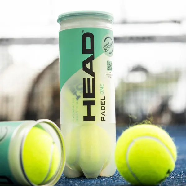 Мяч для падела HEAD Padel One S, 575383, уп.3 шт, FIP Approved, войлок,нат.резина,желтый за 933.30 ₽ в Красноярске