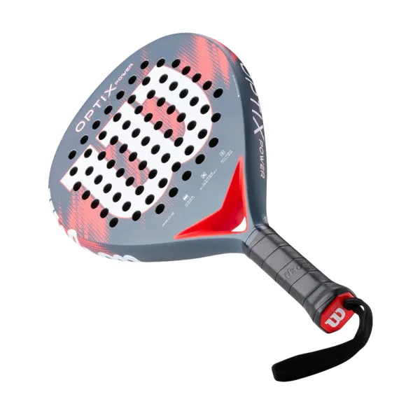 Ракетка для падела WILSON Optix V2 Power FRM RD, WR190811U2,для начин-х, стекловолокно,черно-красный за 21&nbsp;119.10 ₽ в Красноярске